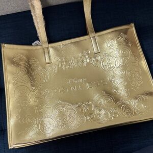 Disney Princess Metallic Gold Tote